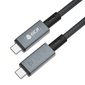 GCR Кабель USB 4.0 TypeC,  1.0m,  черный,  240W,  40 Gbps,  8K60Hz