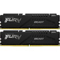 Память DDR5 2x32GB 5600MHz Kingston KF556C36BBEK2-64 Fury Beast Black RTL Gaming PC5-44800 CL36 DIMM 288-pin 1.25В single rank с радиатором Ret