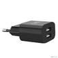Bion Сетевое Зарядное Устройство,  2*USB-A,  10 Вт,  черный [BXP-ADP-2A-10B]