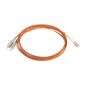 Hyperline FC-D2-50-LC / PR-SC / PR-H-3M-LSZH-OR  (FC-50-LC-SC-PC-3M) Патч-корд волоконно-оптический  (шнур) MM 50 / 125,  LC-SC,  duplex,  LSZH,  3 м