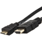 Кабель HDMI-19M --- MiniHDMI-19M ver 2.0+3D / Ethernet, 1m Telecom <TCG205-1M>