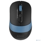 Мышь A4Tech Fstyler FB10C черный / синий оптическая  (2400dpi) беспроводная BT / Radio USB  (4but)