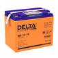 Аккумуляторная батарея Delta GEL 12-75 напряжение 12В,  емкость 75Ач,  клемма Болт М6  (ДхШхВ: 260х168х219мм Полная высота 219мм; Вес 23кг; Кол-во элементов 6; Срок службы 10-12лет; Гарантия 1год)