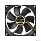 Вентилятор 12В DC ExeGate ExtraSilent ES12025S3PM  (120x120x25 мм,  Sleeve bearing  (подшипник скольжения),  3pin+Molex,  1350RPM,  23dBA)