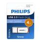 Флеш накопитель 4GB PHILIPS SNOW2.0 4GB,  USB 2.0