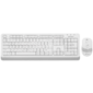 A4 Fstyler FG1010Клавиатура + мышь USB беспроводная,  клав:белый / серый мышь:белый / серый