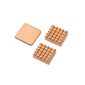 Радиатор ACD RA257 Набор радиаторов медных ACD Ultra Strong Pure Copper Heatsink Set  (1шт RA256+2шт RA026)  (2 шт 14x12x5.5мм и 1шт 15x15x1мм) for Raspberry 3B+ / 4B  (RASP2305) комплект из 3 шт
