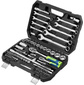 Набор инструментов,  1 / 2",  1 / 4",  пластиковый кейс,  82 предмета /  /  Сибртех