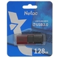 Флеш-накопитель Netac U182 Red USB3.0 Flash Drive 128GB, retractable
