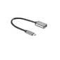 Telecom TC409M Кабель-адаптер  Type-Cm --> USB 3.0 Af ,  OTG,  1, 5A ,  5, 0Gbps ,  Alum grey 0, 2m