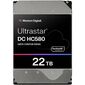Жесткий диск серверный Western Digital 3.5" 24TB WD Ultrastar DC HC580 WUH722422ALE6L4 SATA 6Gb / s,  7200rpm,  512MB,  512e / 4Kn