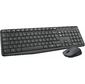 Комплект беспроводной клавиатура+мышь Logitech  MK235 Серый   (920-007949) РФ