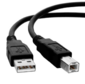 Кабель GoPower USB A  (m)-USB B  (m) 1.8м ПВХ черный  (1 / 200)