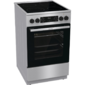 Плита Электрическая Gorenje GECS5C70XA нержавеющая сталь / черный стеклокерамика  (без крышки)