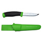 Нож Mora Companion  (12158) стальной разделочный лезв.103мм прямая заточка зеленый / черный