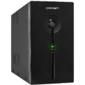 UPS CROWN 1500VA / 900W,  металл,  2x12V / 9AH,  розетки 4*EURO+1*IEC bybass,  трансформатор AVR 140-290V,  съёмный кабель 1.8 м,  фильтр телефонной и ethernet линии RJ-11 / 45,  USB-порт,  защита батареи,  от перегрузки,  от КЗ,  ПО