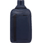 Рюкзак слинг Piquadro David CA6205S130 / BLU темно-синий кожа