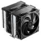 Кулер для процессора DEEPCOOL AG620 G2 LGA1954 / 1851 / 1700 / AM5 / AM4  (9шт / кор,  TDP 270W,  PWM,  DUAL Black Fan 120mm,  6 тепл. трубок,  черный) RET  (R-AG620-BKNPMG2-G)
