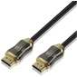 Кабель HDMI 19M / M, ver. 2.1,  8K@60 Hz 1.5m метал разъемы,  нейлоновая оплетка Telecom <TCG300-1.5M>