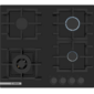 Serie 4, Газовая поверхность,  4.5х59x52 см,  закаленное стекло,  4 конфорки,  Wok,  газ-контроль,  автоподжиг,  черный цвет