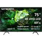 Телевизор LED Skyworth 75" 75G66G Eye Care черный / серый 4K Ultra HD 60Hz DVB-T DVB-T2 DVB-C DVB-S DVB-S2 USB WiFi Smart TV
