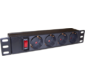 Блок TWT  (TWT-PDU10-10A4P) розеток 10" 4 шт. 10A 250V. без шнура питания