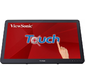 Viewsonic 23.6" TD2430 Touch VA LED,  1920x1080,  10ms,  250cd / m2,  50Mln:1,  178° / 178°,  VGA,  HDMI,  DP,  USB*2,  колонки,  Tilt,  VESA (100x100),  Black