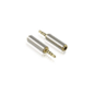 Переходник аудио jack 2, 5 mm / jack 3, 5 mm,  AM / AF Greenconnect,  серебряный