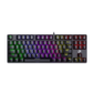 Клавиатура проводная Dareu EK87 Black  (черный),  подсветка Rainbow,  D-свитчи Blue,  раскладка клавиатуры ENG / RUS