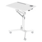 Стол для ноутбука Cactus VM-FDS101B столешница МДФ белый 70x52x107см  (CS-FDS101WWT)