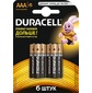 Батарейка Duracell Basic LR03-6BL AAA промо 5+1