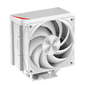 Кулер для процессора /  PCCooler RZ400 V2 WH  (230W,  4-pin PWM,  155mm,  Al / Cu,  4x6mm,  1x120mm,  86.73CFM,  32dBA,  2200RPM,  S: 1851,  1700,  1200,  115X,  AM5,  AM4,  black)