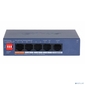DAHUA DH-CS4005-4GT-60 4-портовый гигабитный PoE коммутатор с функцией облачного управления,  4 RJ45 10 / 100 / 1000Мбит / с  (PoE / PoE+ / Hi-PoE),  1 RJ45 10 / 100 / 1000Мбит / с  (uplink),  суммарно 60Вт