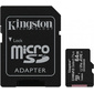 Micro SecureDigital 64Gb Kingston SDCS2 / 64GB {MicroSDHC Class 10 UHS-I,  SD adapter}