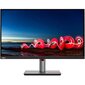 Монитор Lenovo 27" T27h-30 Black / Red,  16:9,  IPS,  2560x1440,  4ms,  350cd,  60Hz,  1xHDMI,  1xDP,  USB-C,  4xUSB,  LAN,  HAS