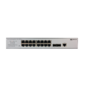 ORIGO Управляемый L2 коммутатор,  16x1000Base-T,  2x1000Base-X SFP,  консольный порт RJ-45,  комплект для установки в 19" стойку