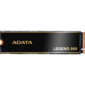 ADATA SSD LEGEND 960,  1TB,  M.2 (22x80mm),  NVMe 1.4,  PCIe 4.0 x4,  3D NAND,  R / W 7400 / 6000MB / s,  IOPs 730 000 / 610 000,  TBW 780,  DWPD 0.43,  with t Heat Sink  (5 лет)