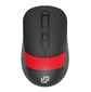Мышь Оклик 310MW черный / красный оптическая  (3200dpi) беспроводная USB для ноутбука  (3but)