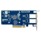 Сетевая карта /  QNAP QXG-10G2SF-X710 LAN Expansion Card,  PCIe 3.0 x4,  Two 10GbE  (10G  /  5G  /  2.5G  /  1G  /  100M)) Ports