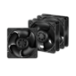 Вентилятор корпусной Arctic Cooling S12038-8K 3 pack Dual Ball Bearing with Brass Housing /  220 cfm  /  800–8000 rpm  (ACFAN00302A)