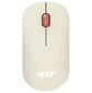 Мышь Acer OMR200 бежевый оптическая  (1200dpi) беспроводная USB для ноутбука  (2but)