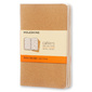 Блокнот Moleskine CAHIER JOURNAL QP411 Pocket 90x140мм обложка картон 64стр. линейка бежевый  (3шт)