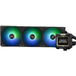 Водяное охлаждение для процессора /  Thermalright Frozen Warframe 360 Black Argb  (360mm,  Black,  ARGB /  Fans: 3x120mm,  70.84CFM,  29.8dBA,  2000RPM /  Pump height 60mm,  23dBA,  3000RPM,  Rad thickness 27mm /  S: 1200,  1700,  1851,  2011,  2066,  115X,  AM4,  AM5)