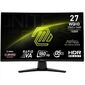 Монитор 27" MSI MAG 274CXF Black  (VA,  1920x1080,  HDMI+HDMI+DP,  1 ms,  178° / 178°,  300 cd / m,  3000:1  (100M:1),  280Hz,  Curved 1500)
