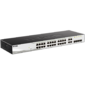 D-Link DGS-1210-28 / F3A,  L2 Smart Switch with  24 10 / 100 / 1000Base-T ports and 4 1000Base-T / SFP combo-ports.8K Mac address,  802.3x Flow Control,  256 of 802.1Q VLAN,  VID range 1-4094,  4 IP Interface,  8