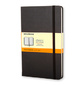 Блокнот Moleskine CLASSIC QP060 Large 130х210мм 240стр. линейка твердая обложка фиксирующая резинка черный