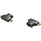 Vention 2 in 1 Mini HDMI and Micro HDMI Male to HDMI Female Adapter Black