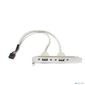 ORIENT C086L30,  Планка портов в корпус 2xUSB 2.0,  длина кабеля 30см,  oem  (31302)