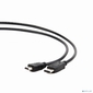 Кабель DisplayPort - HDMI,  20M / 19M,  однонаправленный конвертор сигнала с DisplayPort в HDMI,  4K@30Hz,  экран,  1.8 м,  черный [BXP-CC-DP-HDMI-018]