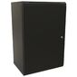 Шкаф Hyperline WRline WR-TW-1845-SR-RAL9004 настенный 19-дюймовый  (19"),  18U,  908x600х450мм,  цельнометаллическая дверь с замком,  цвет черный  (RAL9004)  (разобранный)